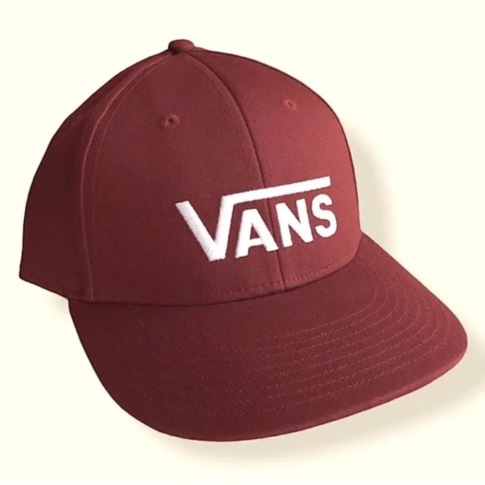 VANS DROP SNAPBACK HAT PORT ROYALE classic burgundy red skater baseball cap hat